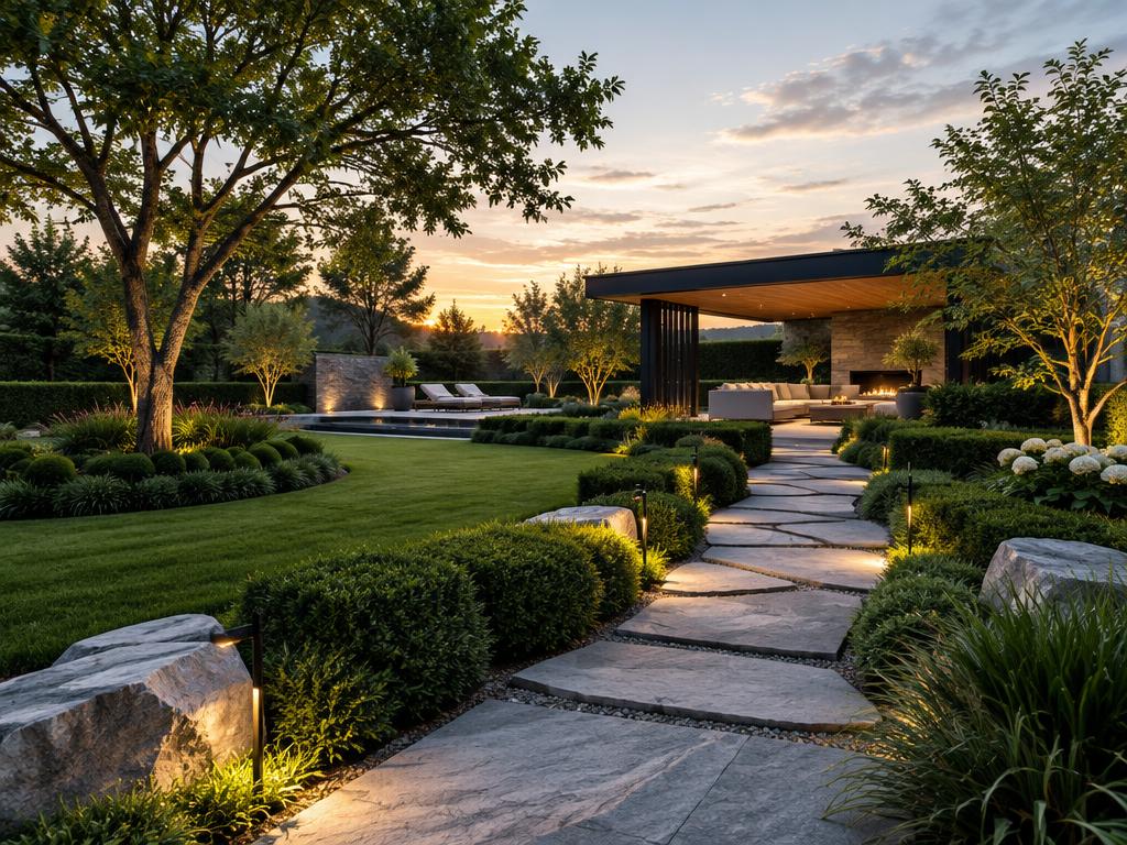 Landscaping fictional design concept, not client work